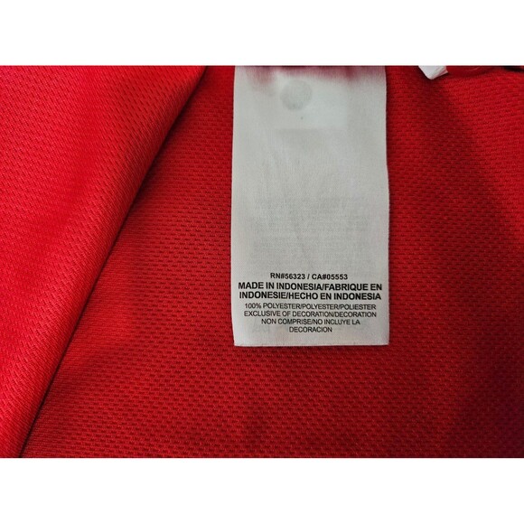 Nike Dri-FIT Travis Basketball Polo Shirt - Size XL - Red - Picture 9 of 9
